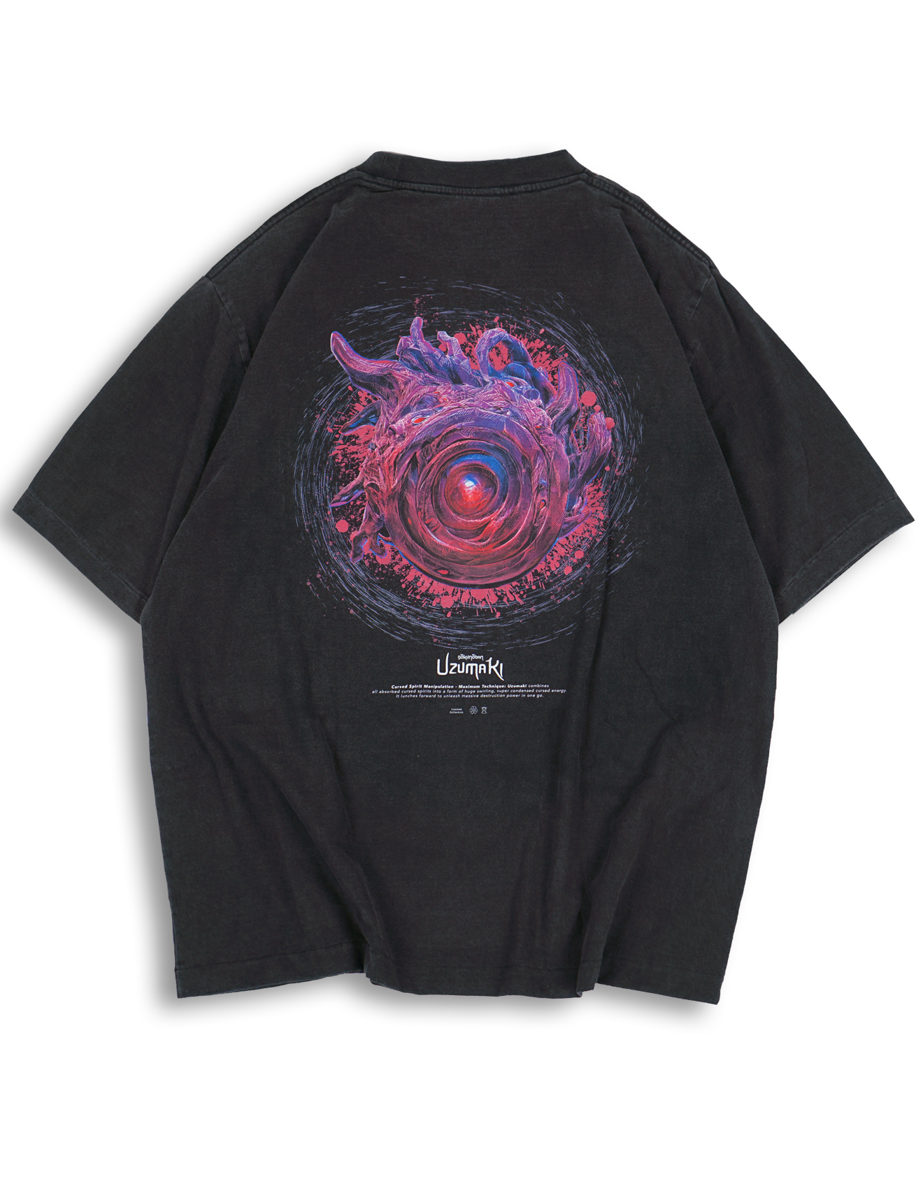 Geto Suguru Oversized Vintage Washed Tee