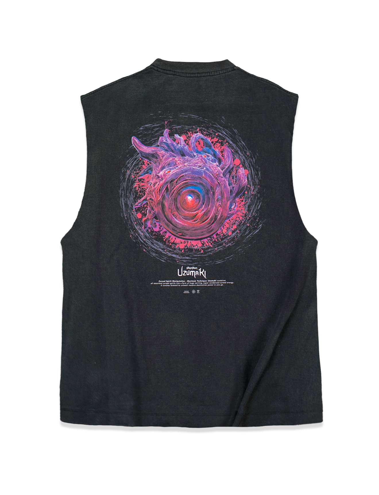 [ZUER] Geto: Uzumaki Vintage Wash Sleeveless