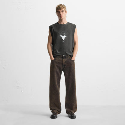 [ZUER] Geto: Uzumaki Vintage Wash Sleeveless