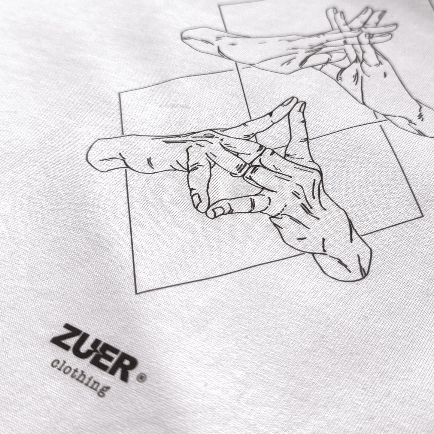 [ZUER] Mahito: Jihei Endonka White Oversized T-Shirt