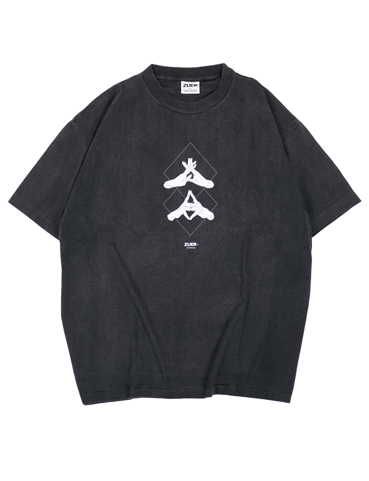 Mahito Oversized Vintage Washed Tee – Zuer l เสื้อ Mahito Oversized Vintage Washed Tee – Zuer l เสื้อ