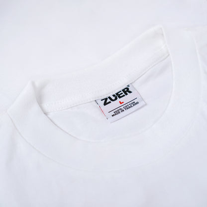 [ZUER] Nanami 7:3 Ratio Technique White Oversized T-Shirt