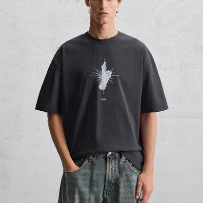 Gojo Satoru Oversized Vintage Washed Tee